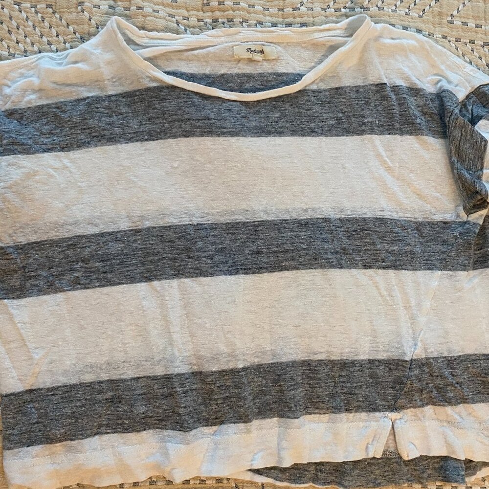 Madewell Linen Crop T